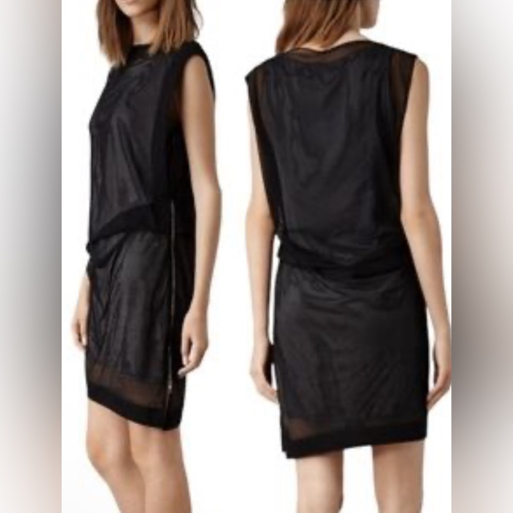 All Saints Black Mini Dress